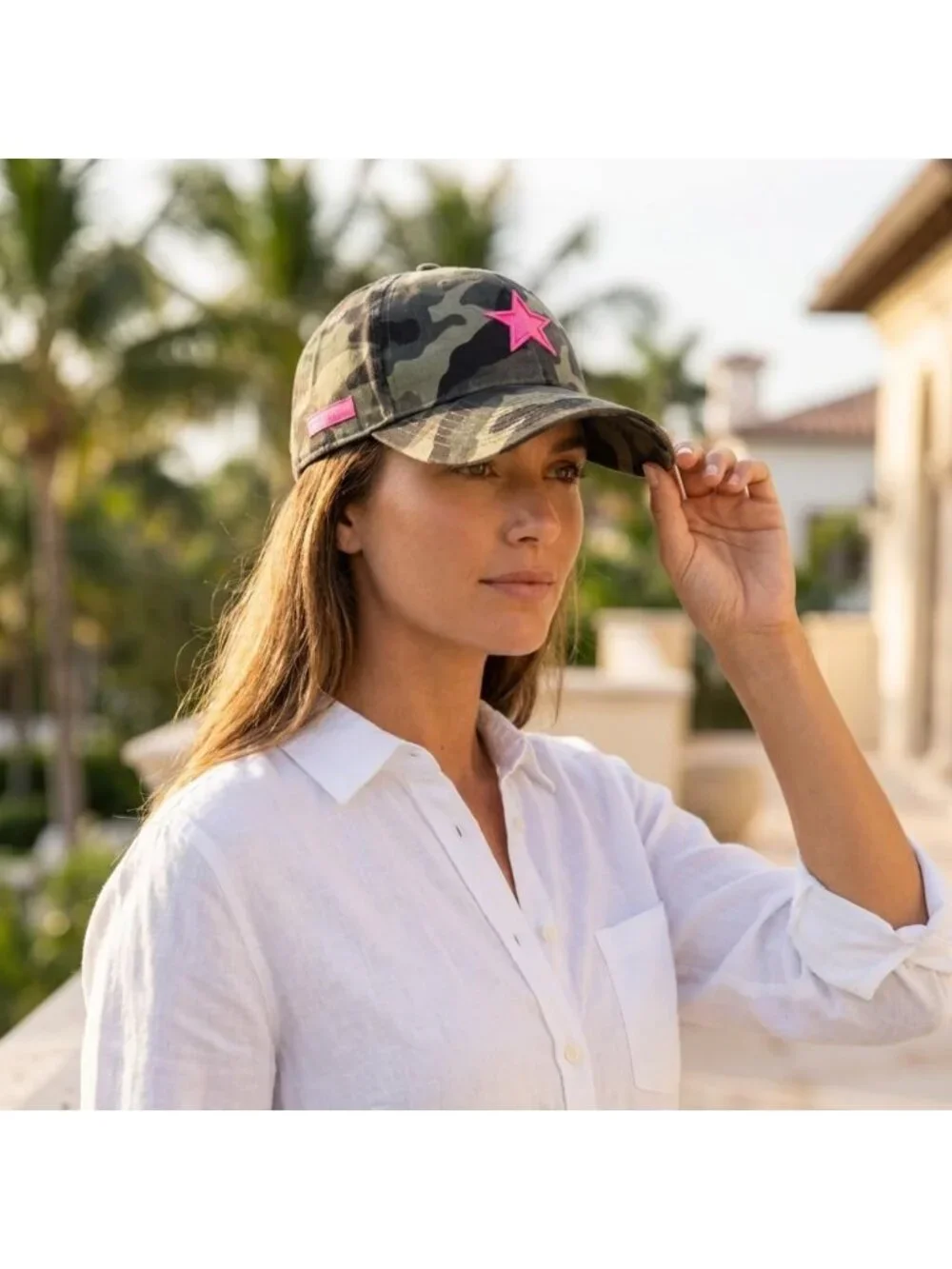 Cute Embroidered Star Women's Baseball Cap - Adjustable Aesthetic Hat for Women